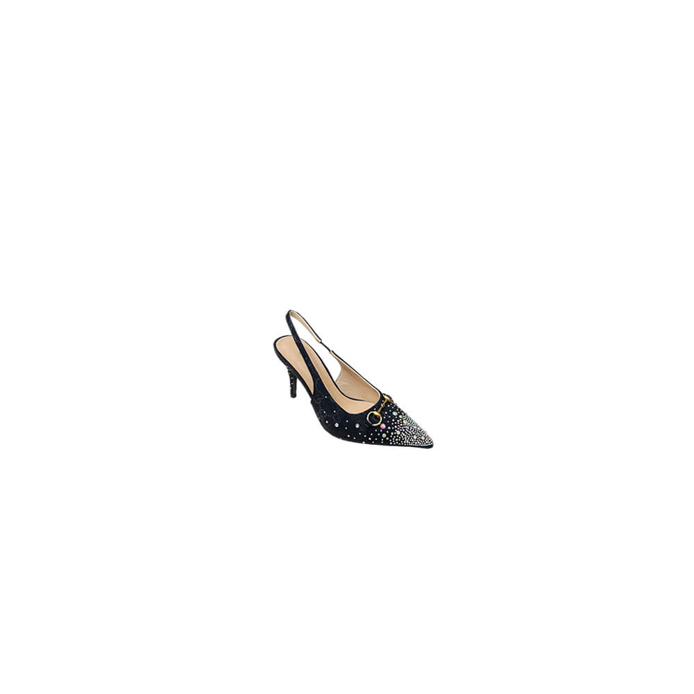 Gucci Women s slingback pump with crystal Horsebit