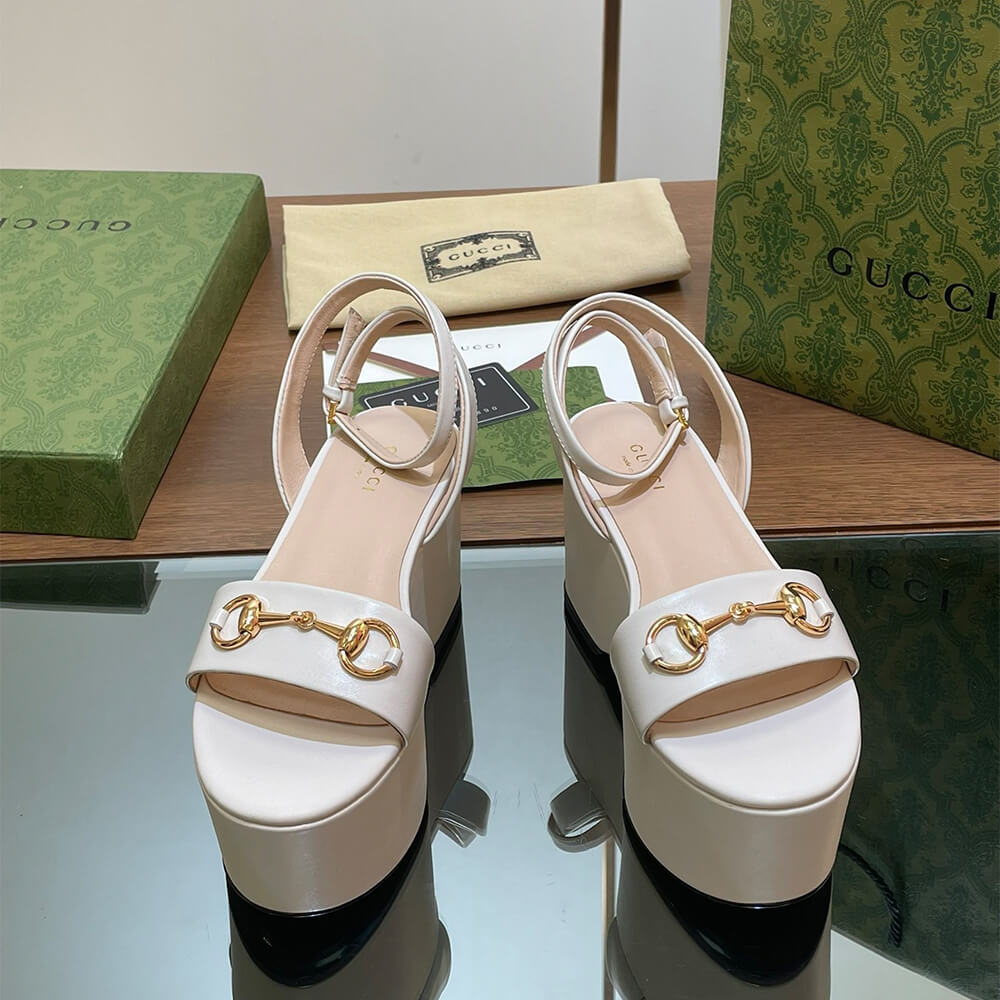 GUCCI Women s Horsebit flatform sandal