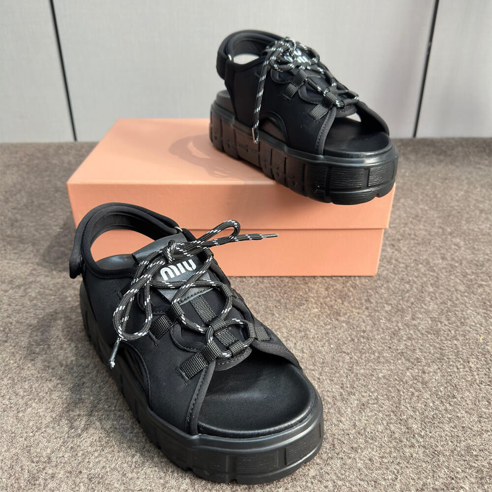 MiuMiu Chunky neoprene sandals