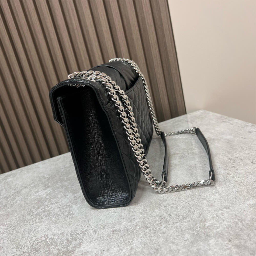 YSL envelope medium in grained leather