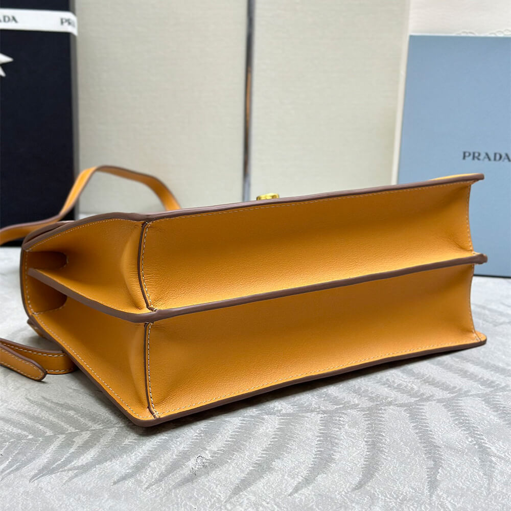 Prada Soft Sound medium leather shoulder bag(high-end grade)