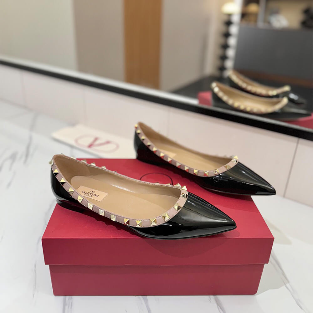 VALENTINO ROCKSTUD BALLET FLAT