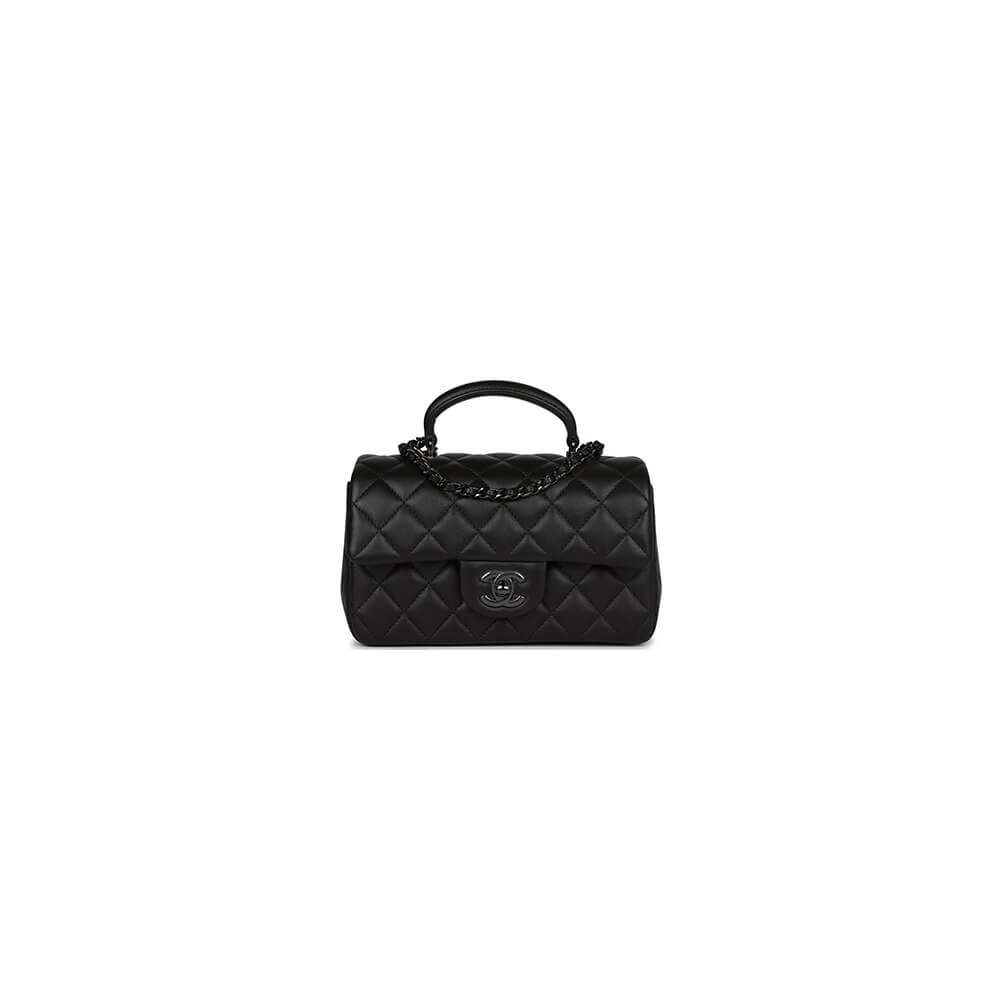 Chanel Mini Flap with Top Handle(HIGH-END GRADE)