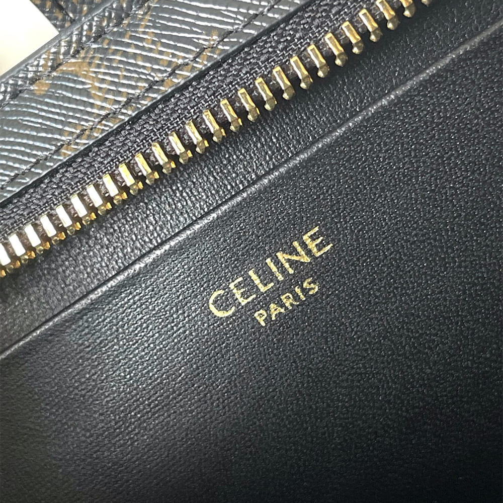 Celine TINA SHOULDER BAG IN Triomphe canvas