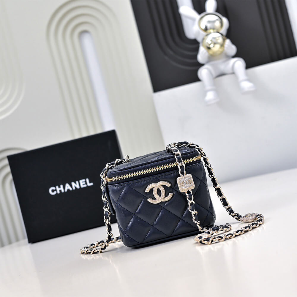 CHANEL Small Vanity with Chain(HIGH-END GRADE)