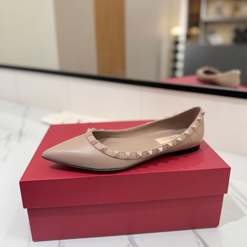VALENTINO ROCKSTUD BALLET FLAT