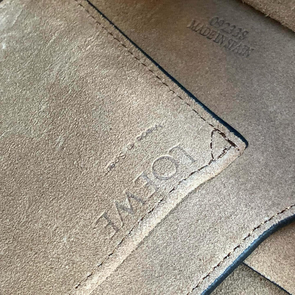 Loewe Small Gate bag in soft calfskin and jacquard