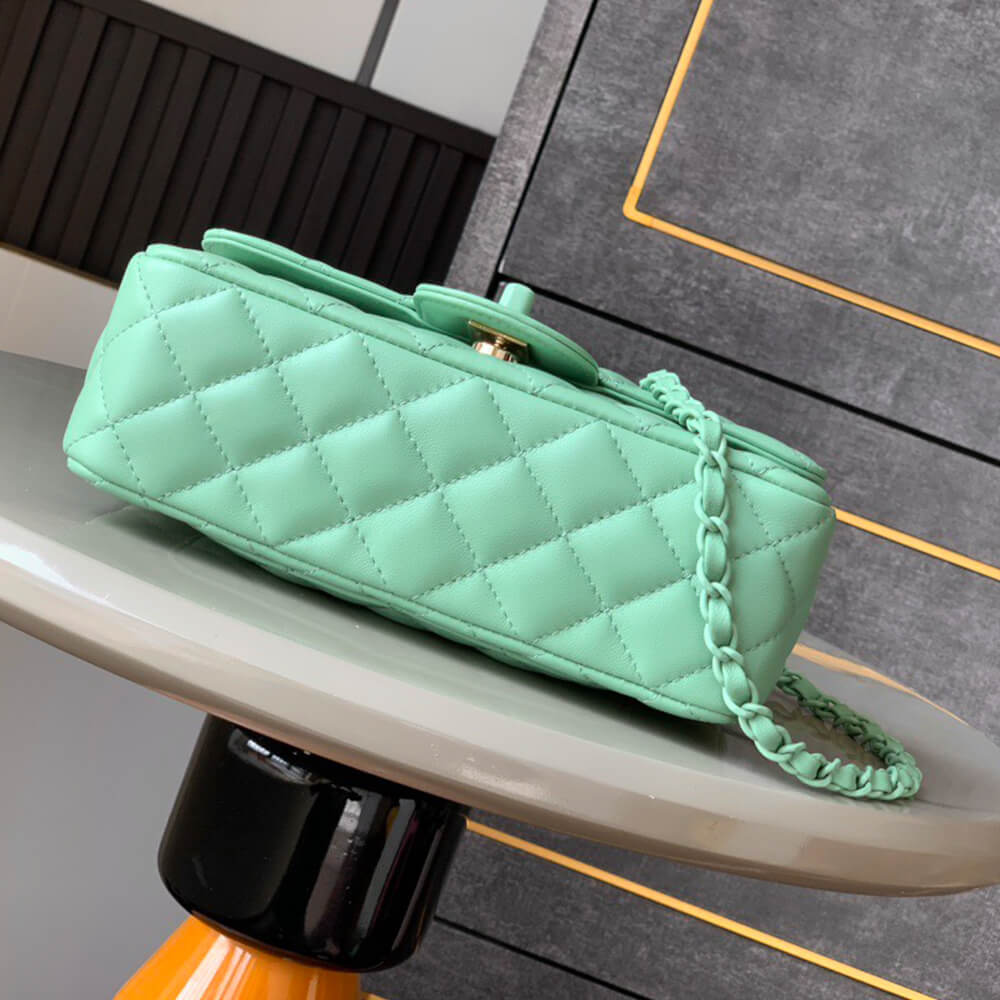 Chanel Mini Flap Bag with Top Handle(HIGH-END GRADE)