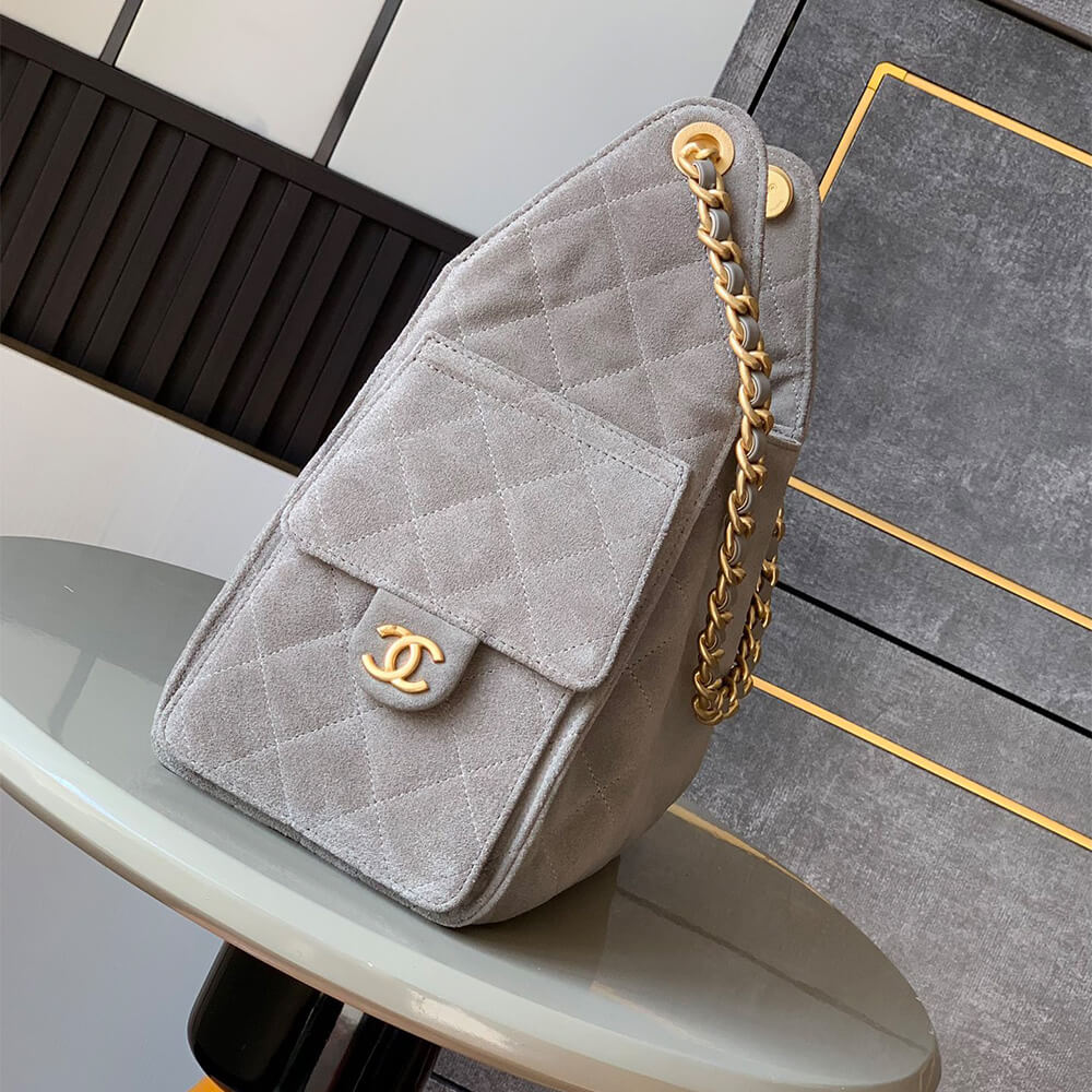 CHANEL 25 Small Handbag SUEDE(high-end grade)