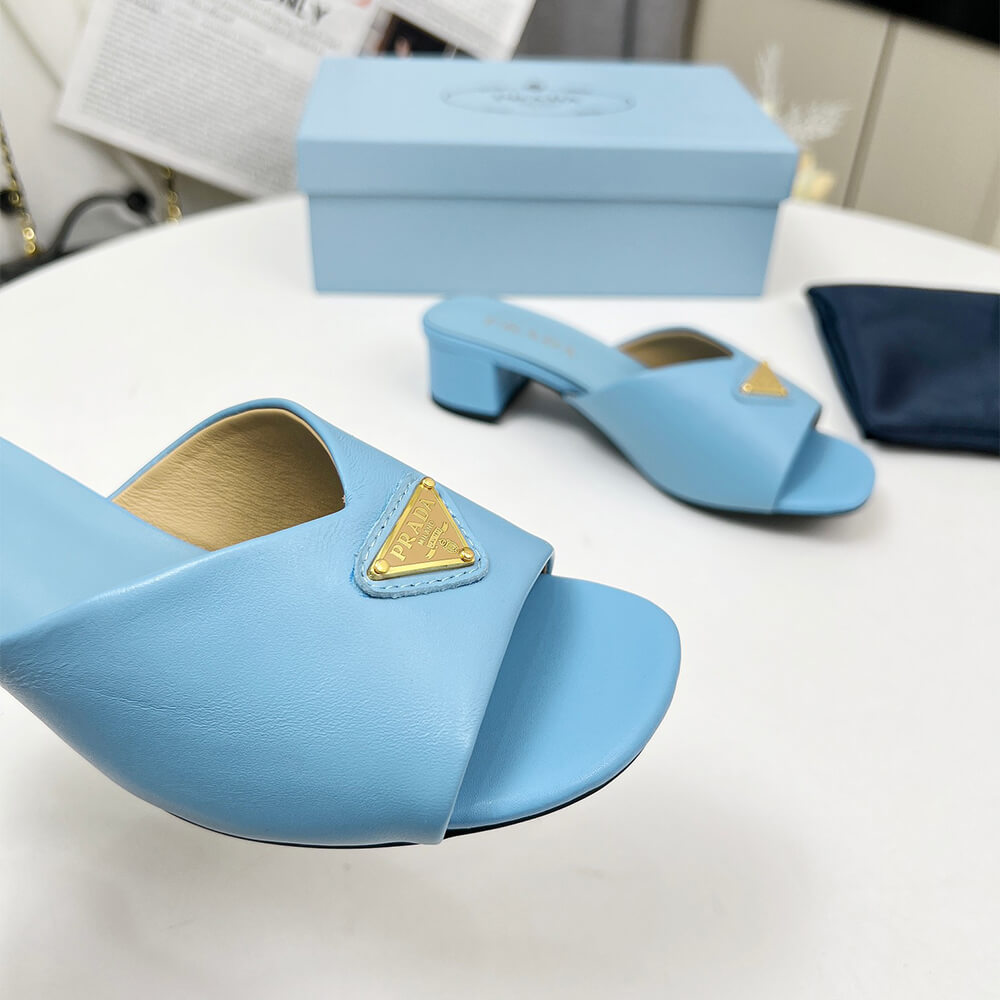 Prada Padded nappa leather sandals