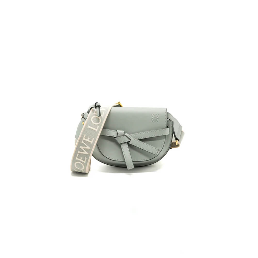 Loewe Small Gate bag in soft calfskin and jacquard