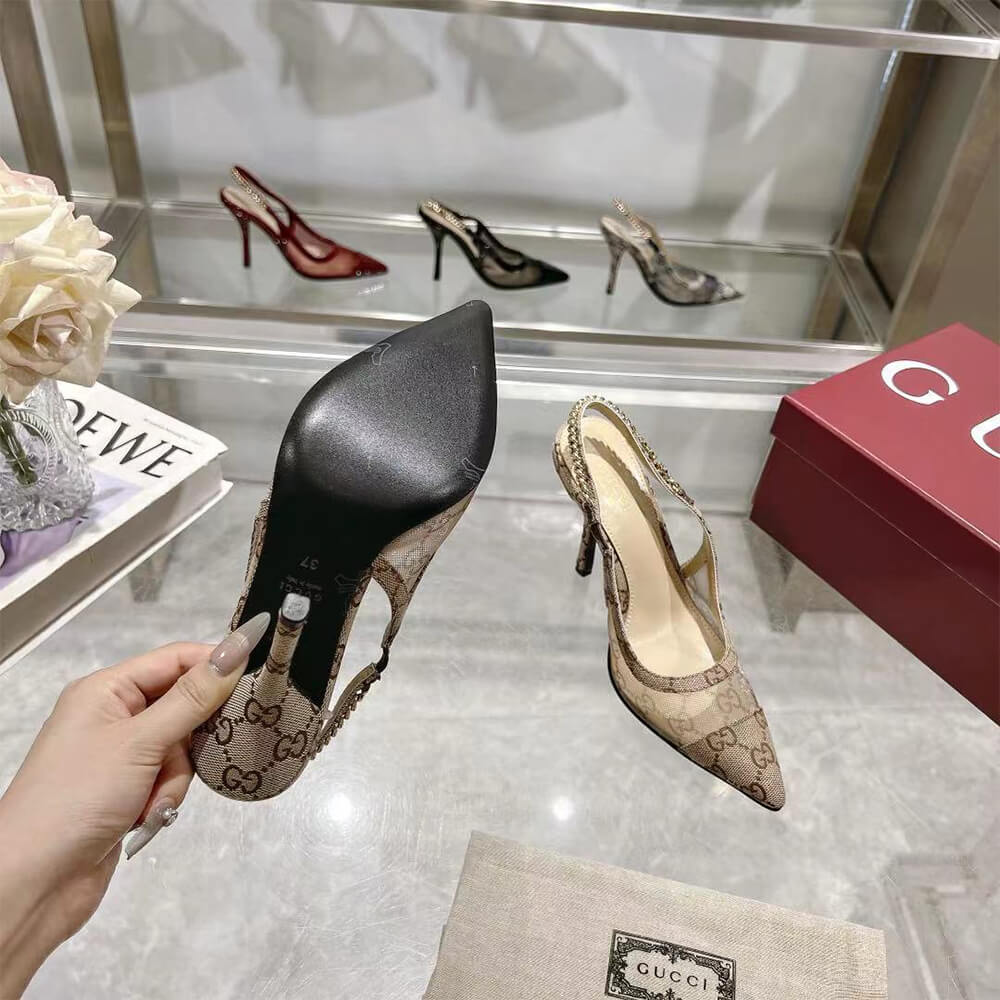 Gucci Signoria slingback pump