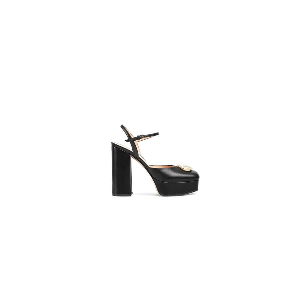 GUCCI Women s platform pump with Double G