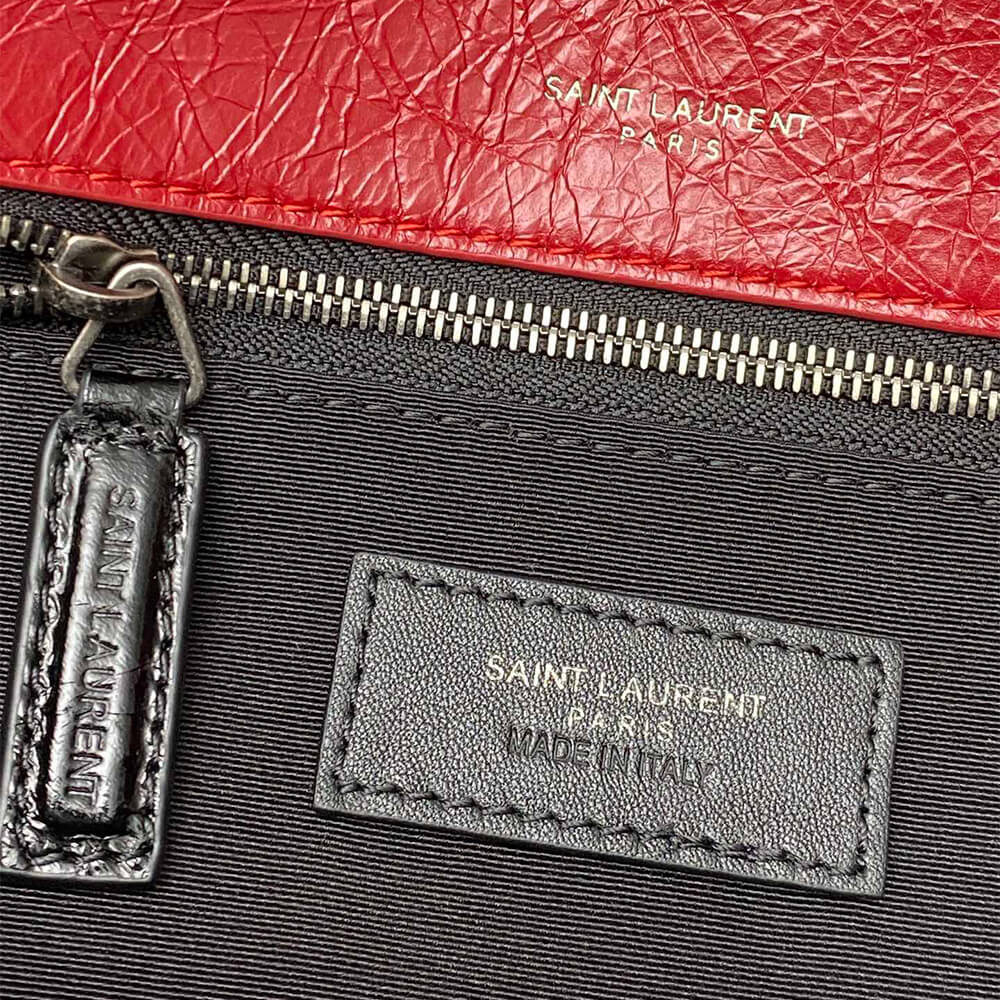 YSL NIKI MEDIUM IN CRINKLED VINTAGE LEATHER(HIGH-END GRADE)