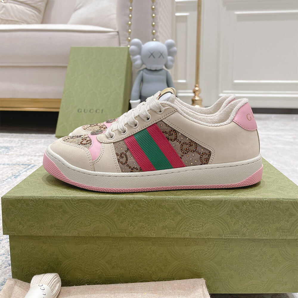 Gucci Women s Screener sneaker with crystals