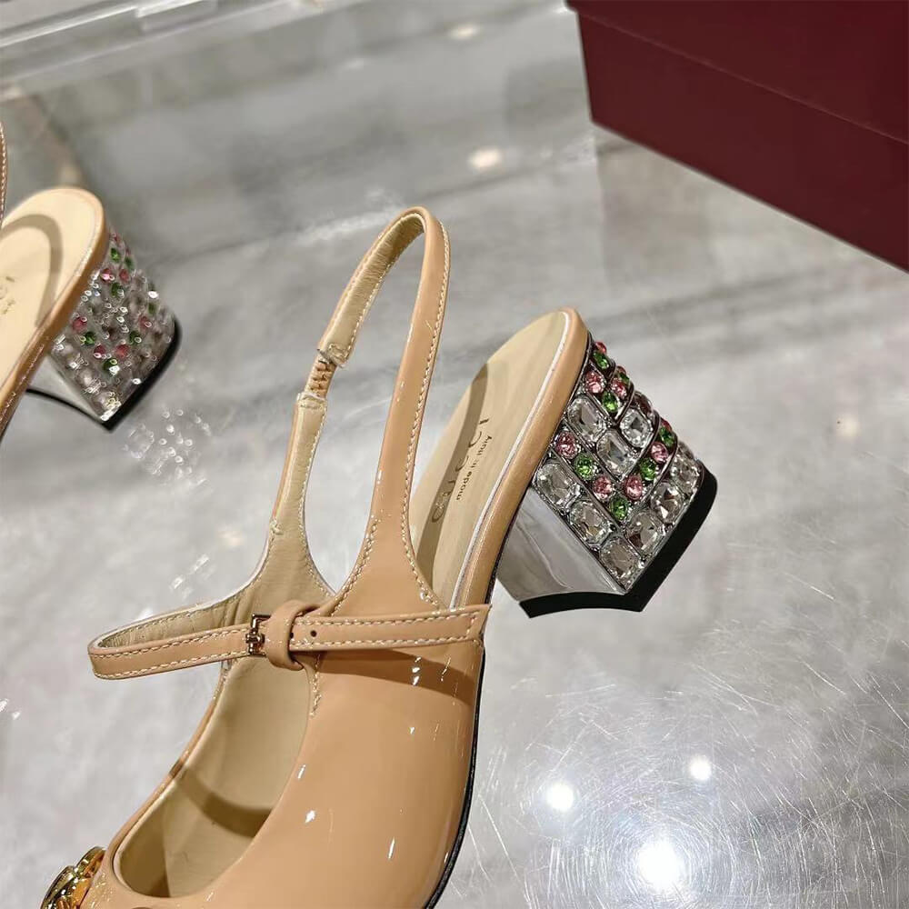 Gucci Women s Horsebit pump with Crystals