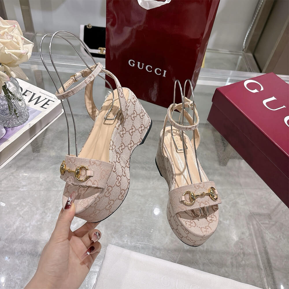GUCCI Women s Horsebit flatform sandal