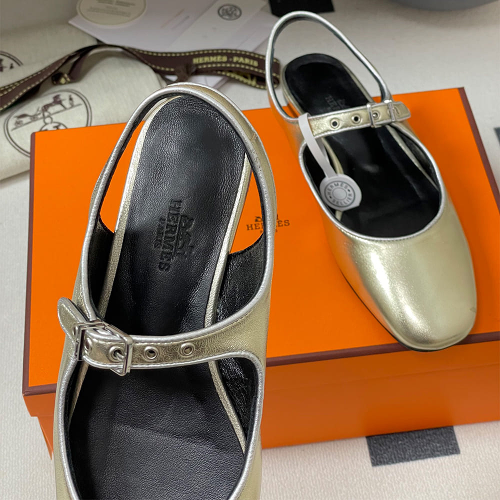 HERMES Kleo slingback
