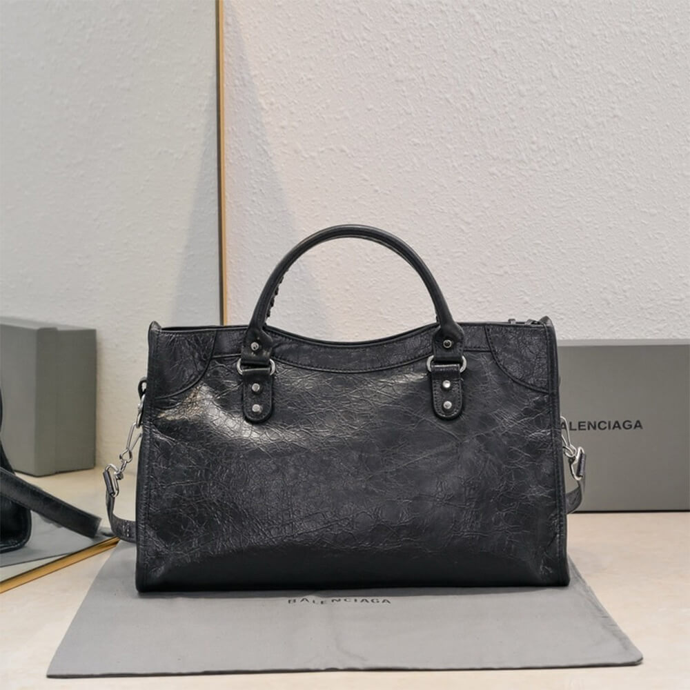 Balenciaga Women s Le City Bag Medium(HIGH-END GRADE)