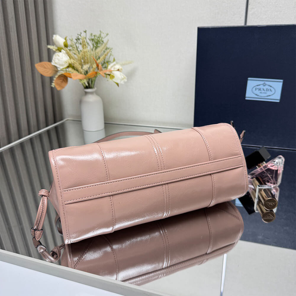 Prada Bonnie small leather shoulder bag(HIGH-END GRADE)