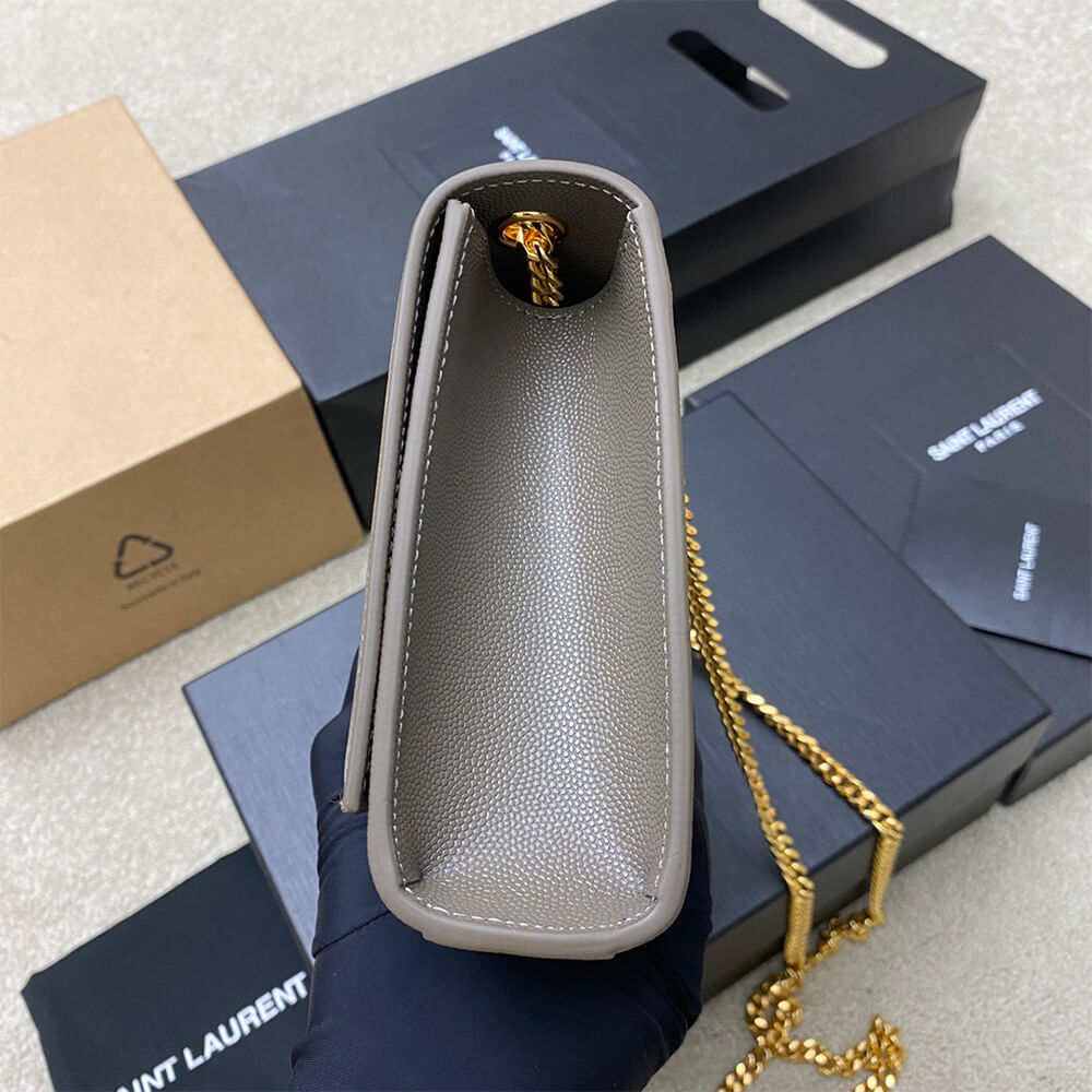 YSL kate medium in grain de poudre embossed leather