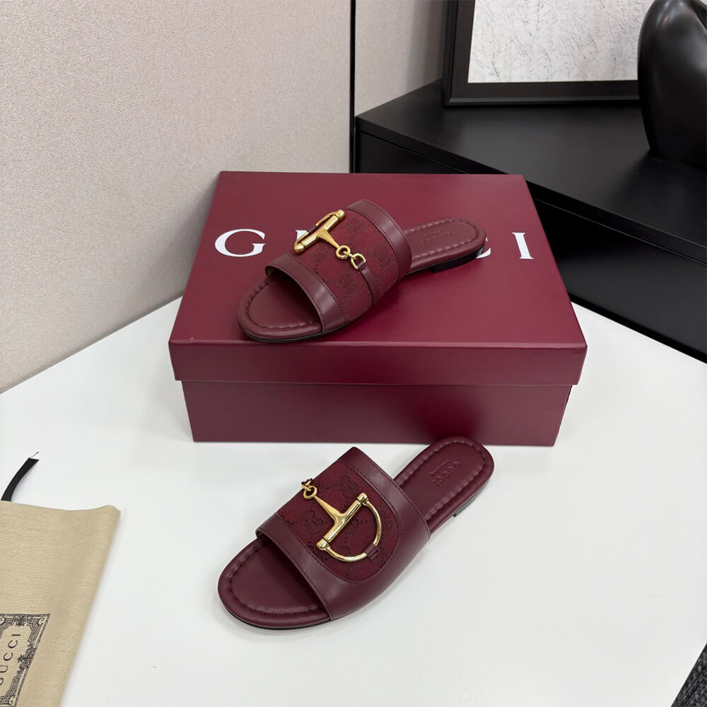 GUCCI Women s slide sandal with Horsebit