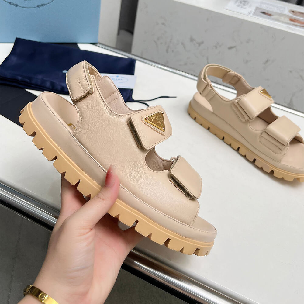 PRADA Nappa leather sandals