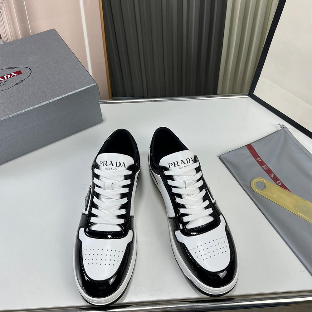 Prada Downtown nappa leather sneakers