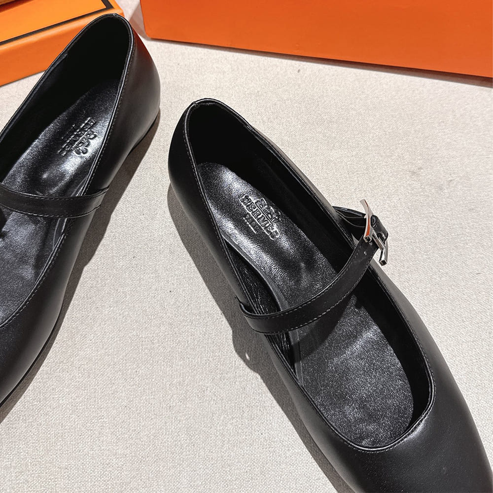 HERMES Jane ballet shoes