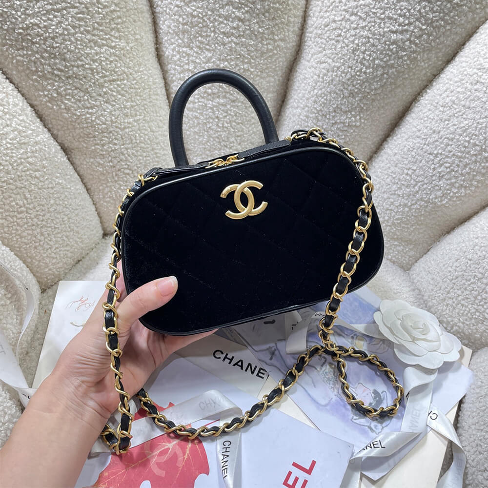 CHANEL Mini Bowling Bag(HIGH-END GRADE)