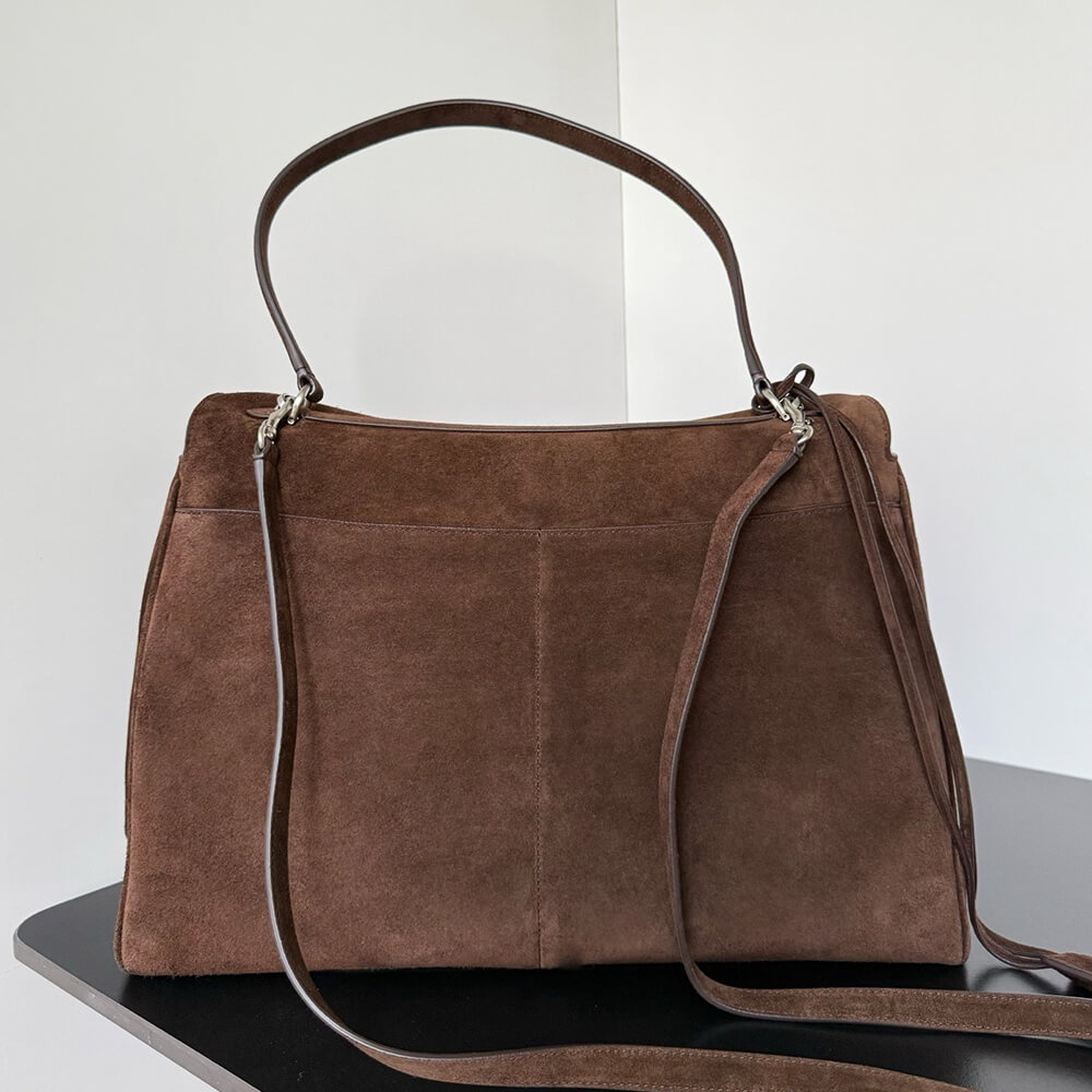 Balenciaga Rodeo Handbag Large Suede(HIGH-END GRADE)