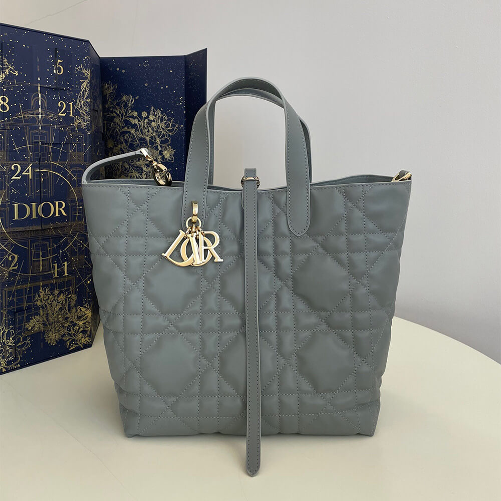 Medium Dior Toujours Vertical Tote Bag(high-end grade)