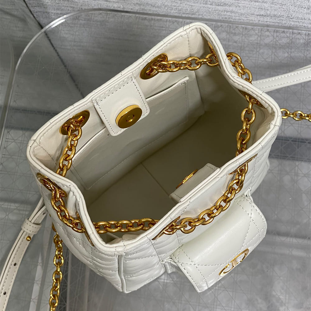 Dior Small Dior Caro Multicarry Backpack with Chain(HIGH-END GRADE)