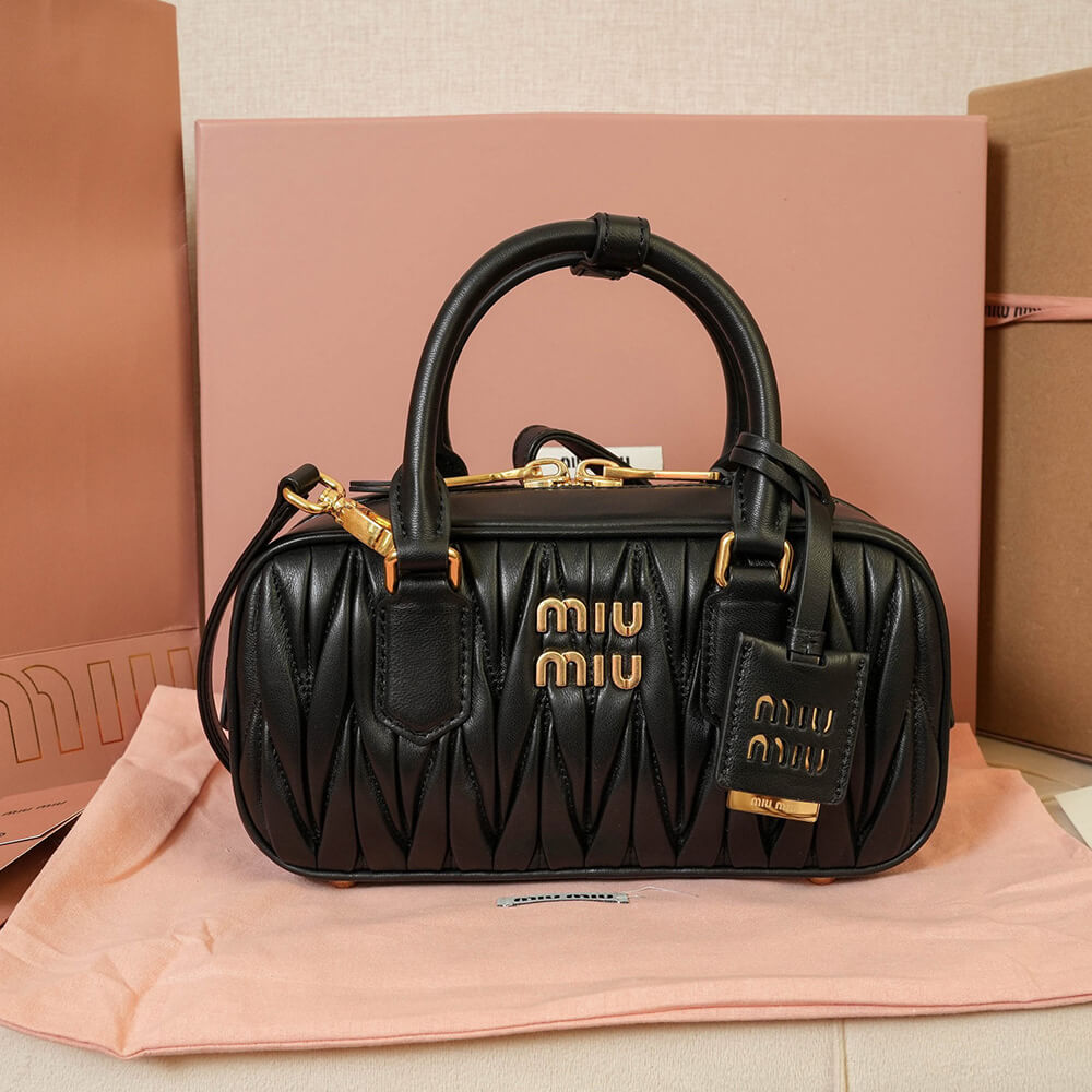 MIUMIU Medium Arcadie matelasse nappa Bag(HIGH-END GRADE)