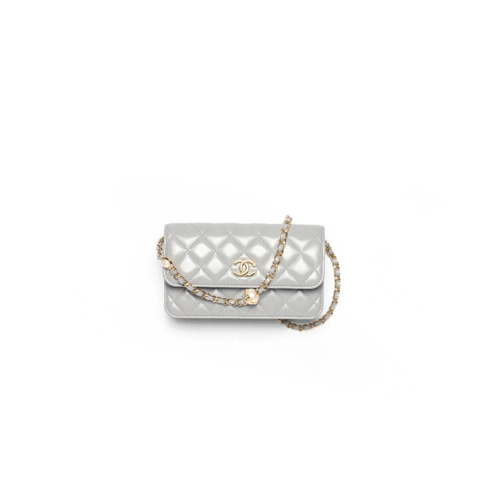 CHANEL Flap Phone Holder with Chain(HIGH-END GRADE)