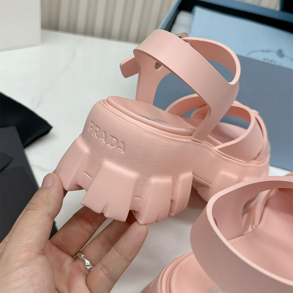 PRADA Monolith rubber sandals