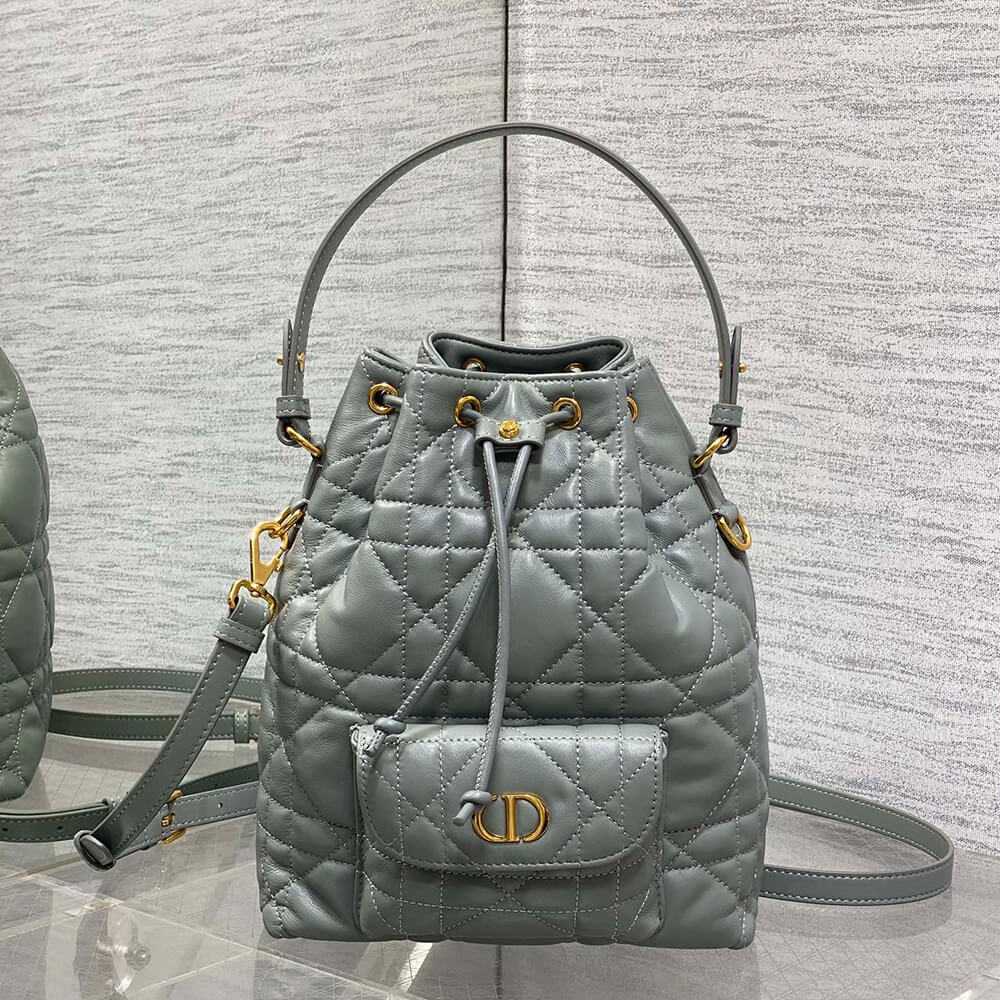 Small Dior Caro Bucket Bag(HIGH-END GRADE)