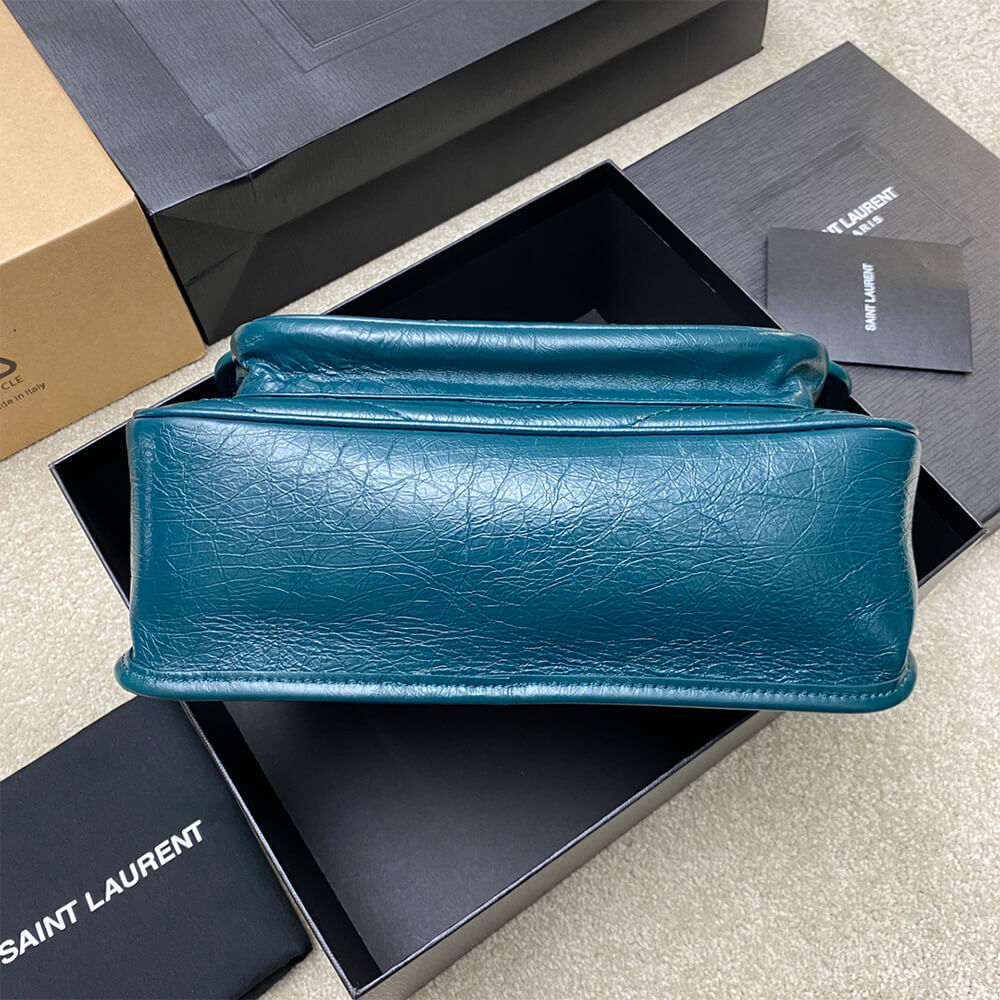 YSL NIKI MEDIUM IN CRINKLED VINTAGE LEATHER(HIGH-END GRADE)