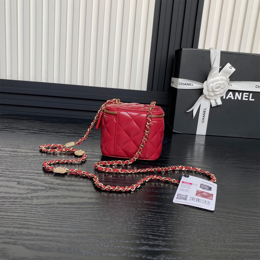 CHANEL Small Vanity with Chain(HIGH-END GRADE)