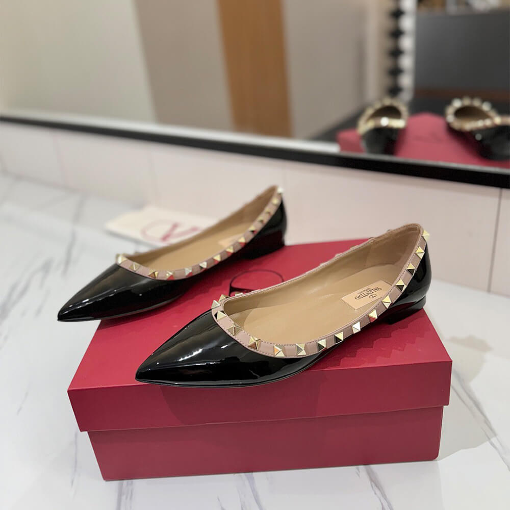 VALENTINO ROCKSTUD BALLET FLAT