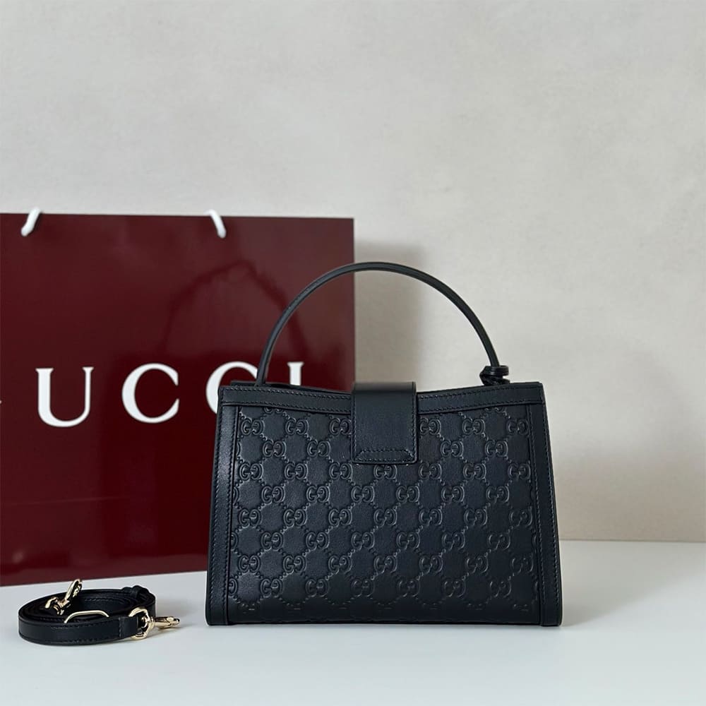 Gucci Padlock medium top handle bag