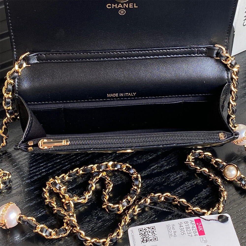 CHANEL Flap Phone Holder with Chain(HIGH-END GRADE)