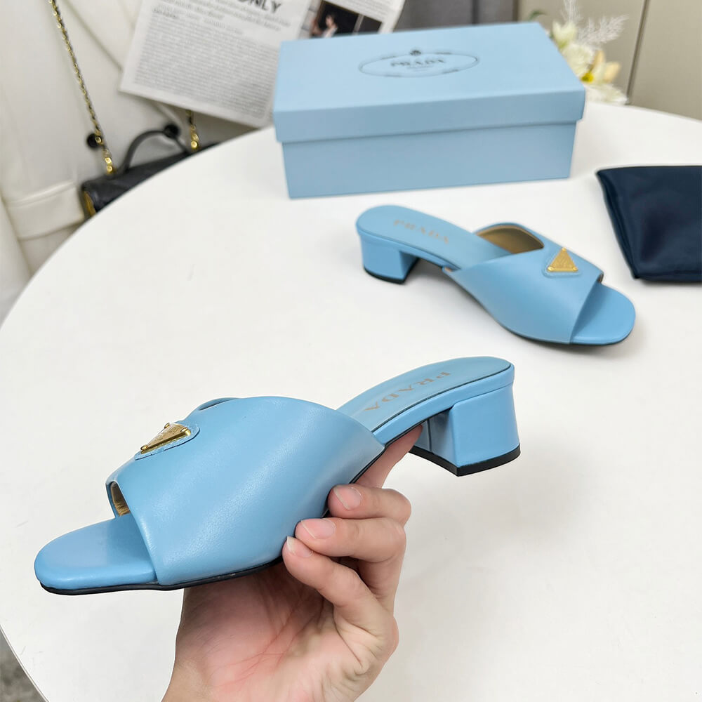 Prada Padded nappa leather sandals