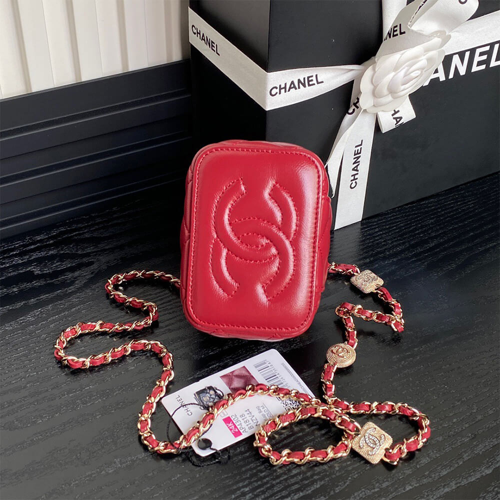 CHANEL Small Vanity with Chain(HIGH-END GRADE)