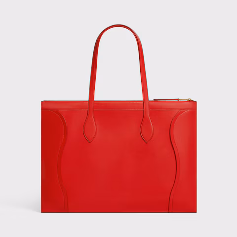 FLAT CABAS NEW LUGGAGE IN GLOSSY CALFSKIN